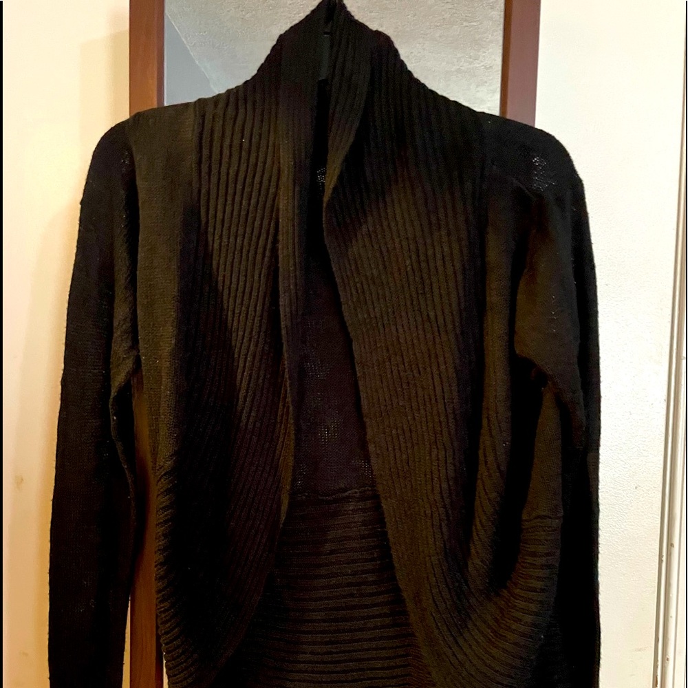 Black cardigan